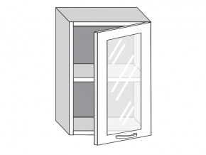 1.50.3 Шкаф настенный (h=720) на 500мм с 1-ой стекл. дверцей в Карабаше - karabash.magazin-mebel74.ru | фото