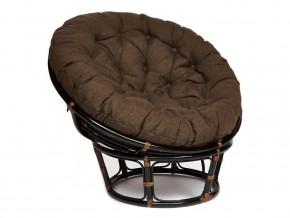 Кресло Papasan 23/01 W с подушкой Antique brown, ткань Коричневый в Карабаше - karabash.magazin-mebel74.ru | фото