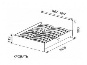 Кровать 1600х2000 ортопедическое основание в Карабаше - karabash.magazin-mebel74.ru | фото