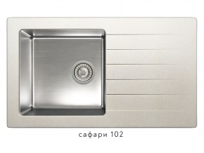 Мойка комбинированная Tolero twist TTS-860 Сафари 102 в Карабаше - karabash.magazin-mebel74.ru | фото