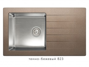 Мойка комбинированная Tolero twist TTS-860 Темно-бежевый 82 в Карабаше - karabash.magazin-mebel74.ru | фото