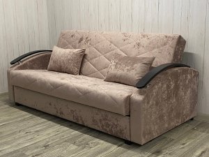 Диван Престиж-16 НПБ+МДФ, велюр Candy4 в Карабаше - karabash.magazin-mebel74.ru | фото