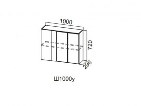 Ш1000у/720 Шкаф навесной 1000/720 (угловой) в Карабаше - karabash.magazin-mebel74.ru | фото