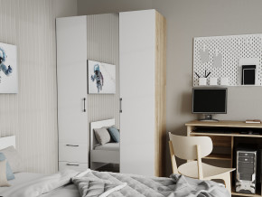 Шкаф Индиго трехстворчатый с зеркалом 1200 в Карабаше - karabash.magazin-mebel74.ru | фото