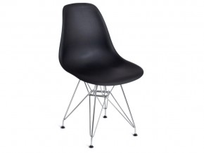 Стул Cindy Iron chair Eames mod. 002 черный в Карабаше - karabash.magazin-mebel74.ru | фото